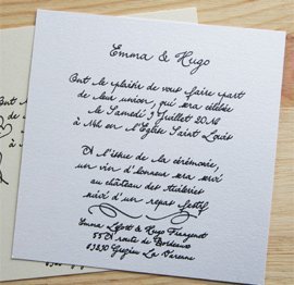 CALLIGRAPHIE ENVELOPPE FAIRE PART, CALLIGRAPHE ENVELOPPE PARIS